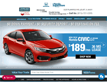 Tablet Screenshot of hondaofjoliet.com
